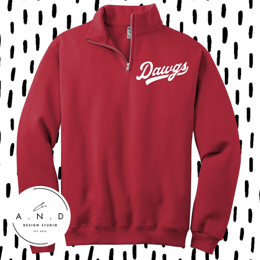Dawgs- Fleece Quarter Zip