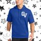 GV Eagles Fleece Short Sleeve Hooded Pullover