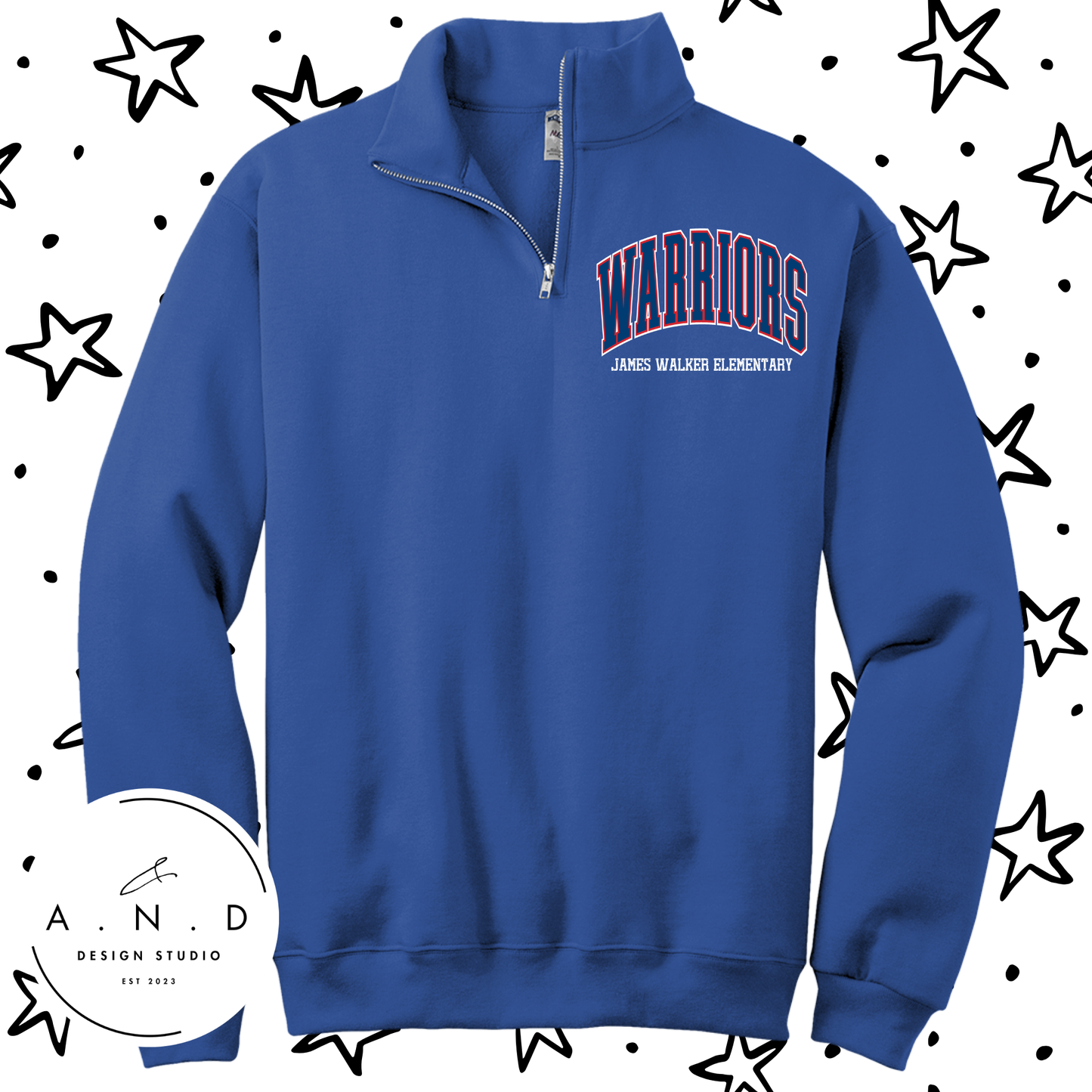 Warriors - Fleece Quarter Zip