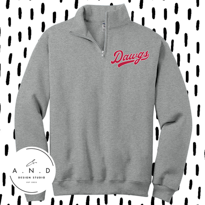 Dawgs- Fleece Quarter Zip