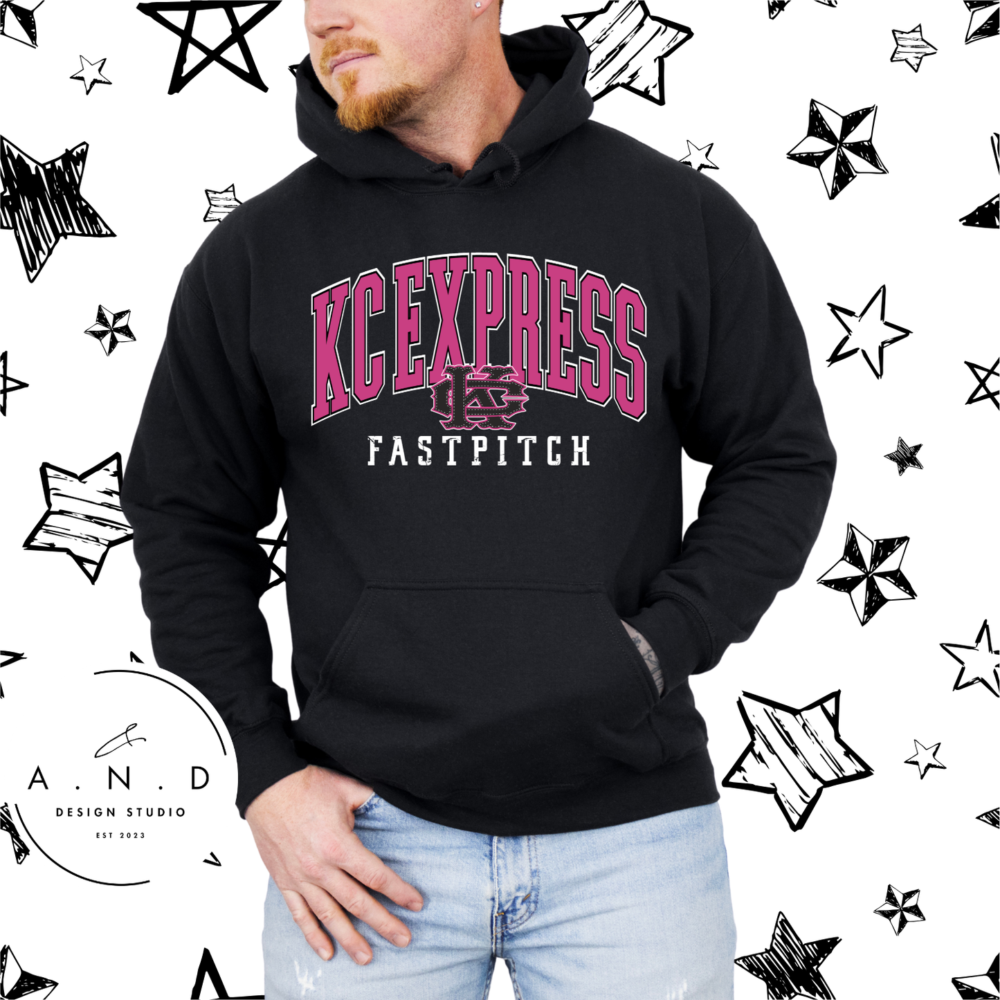 KC Express Fastpitch- pink/black