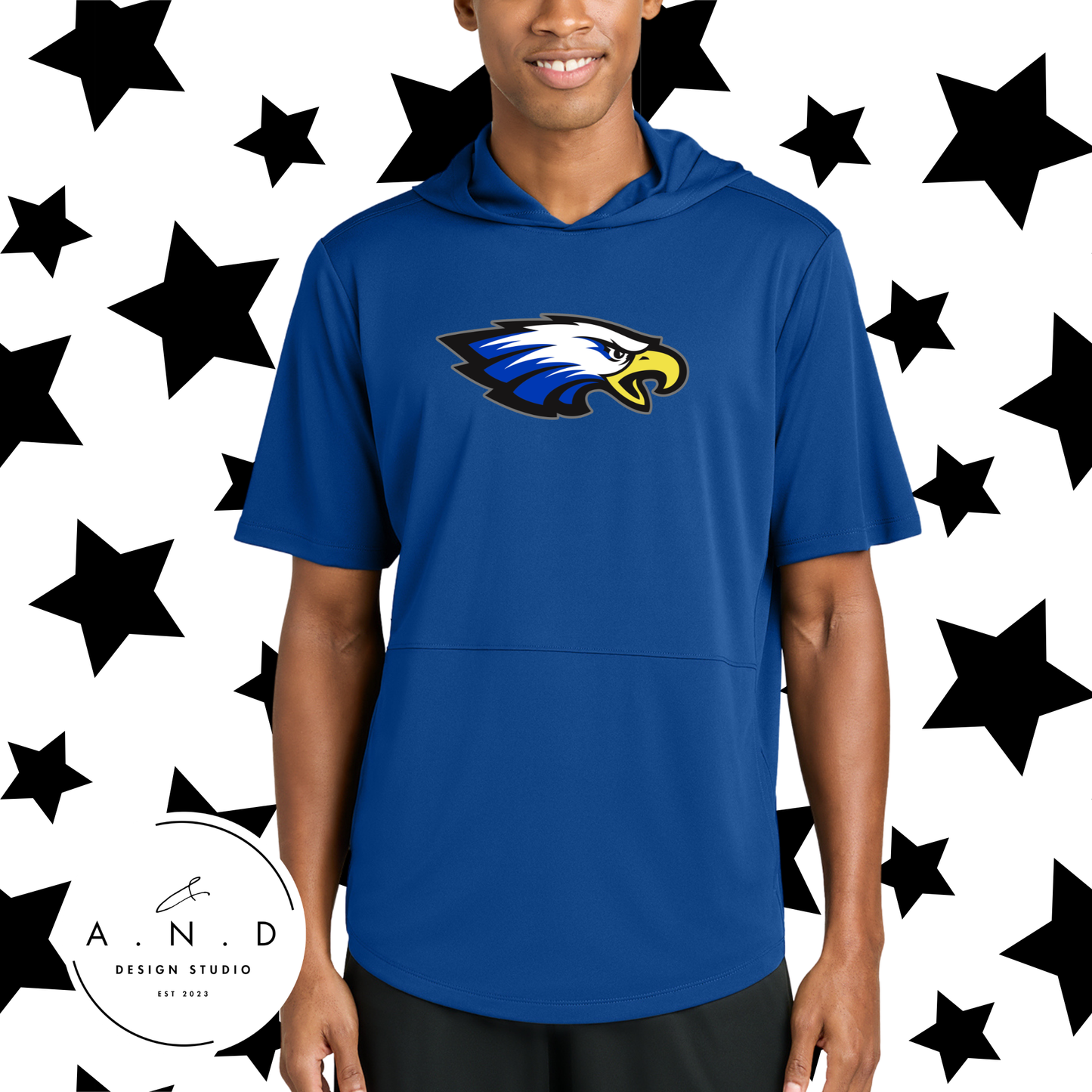 GV Eagles Club Short Sleeve Hoodie