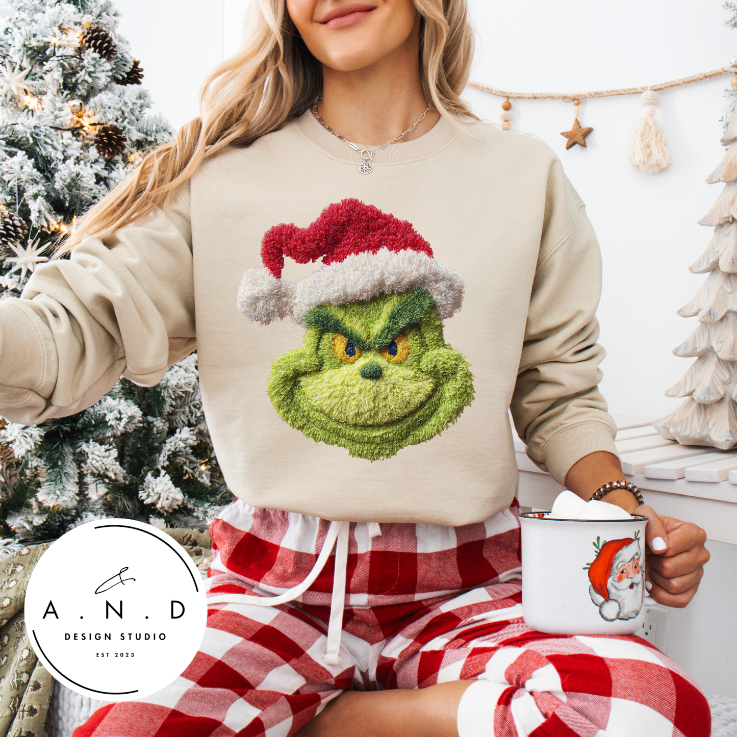 Green guy - faux yarn