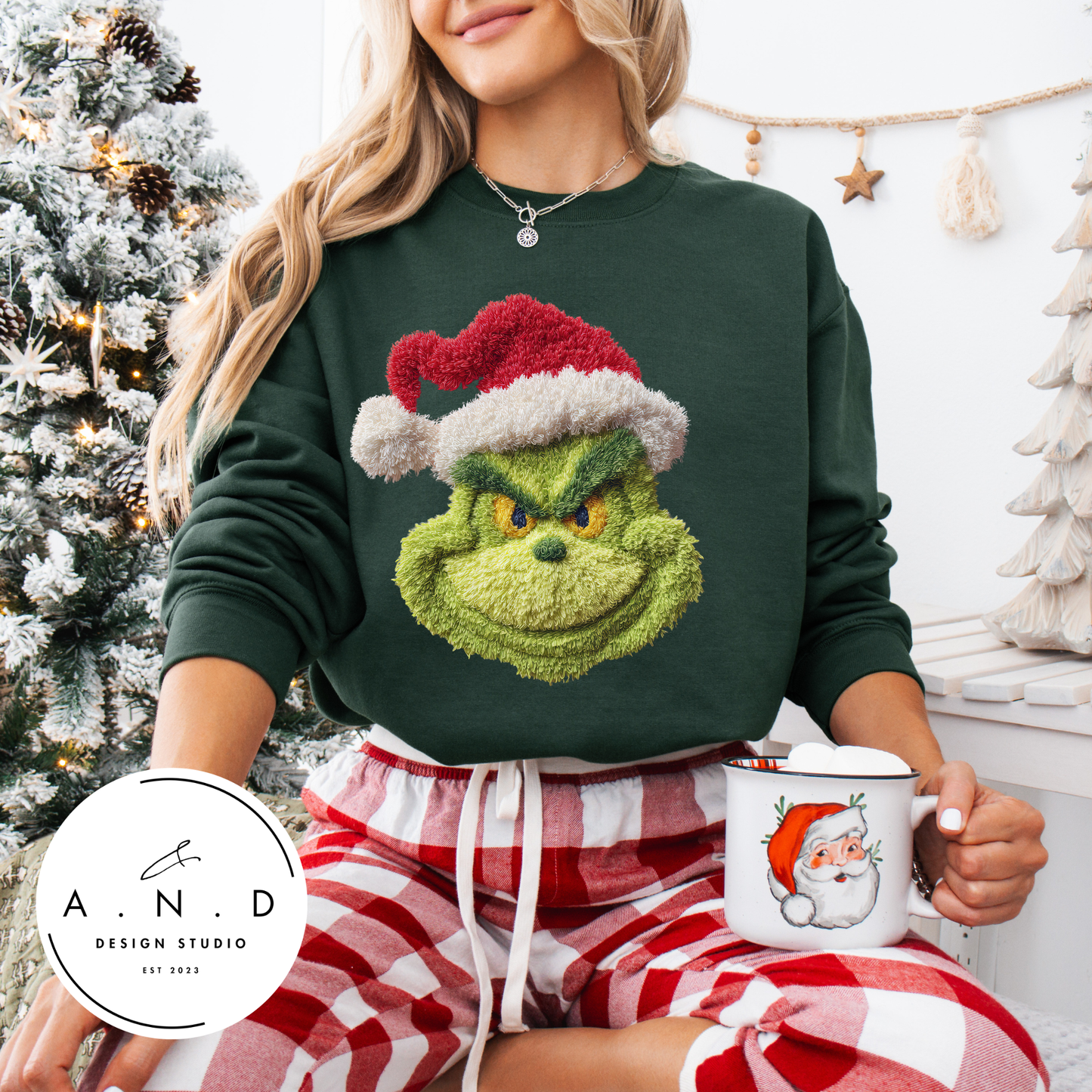 Green guy - faux yarn