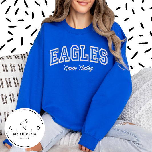 EAGLES Grain Valley Embroidery