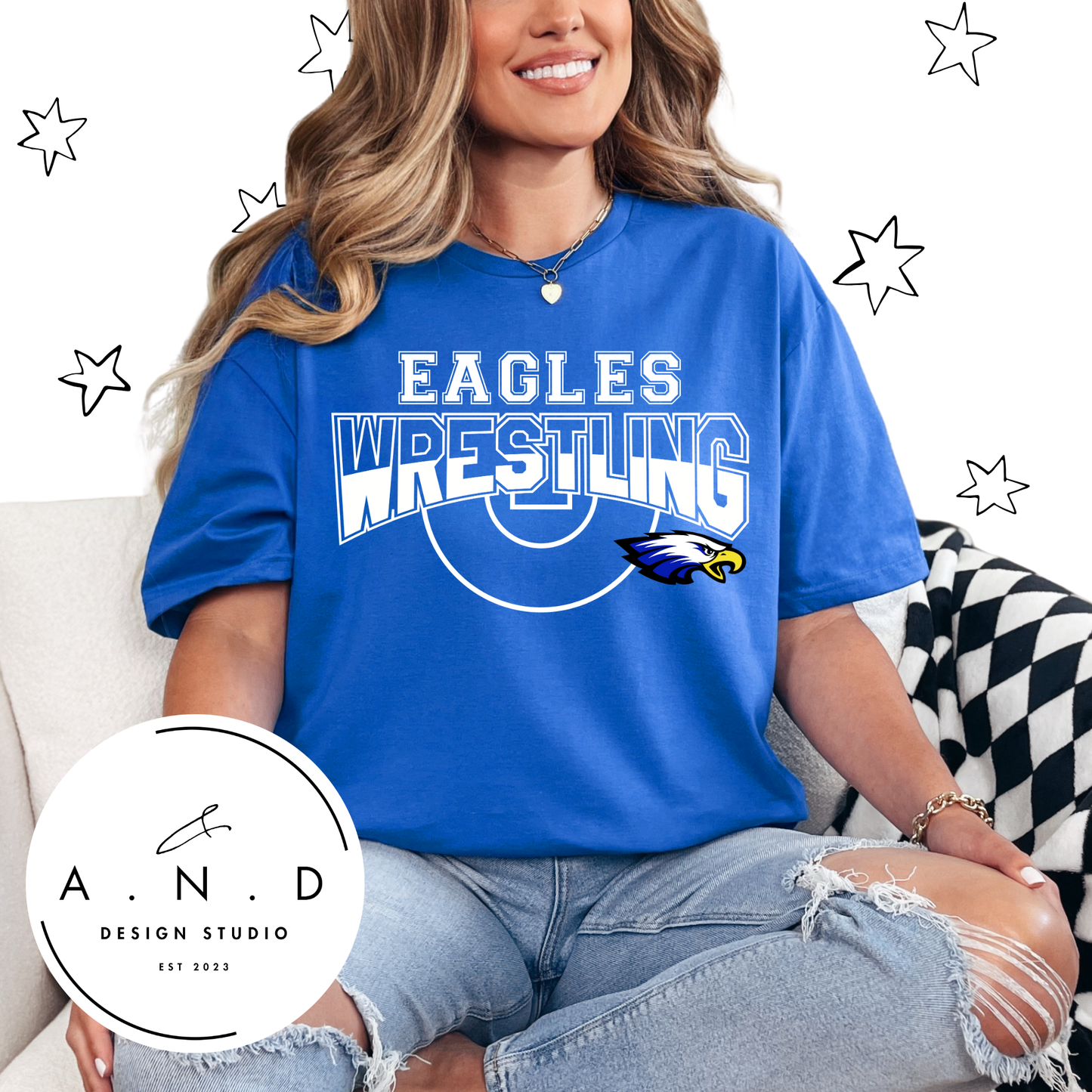 Eagles Wrestling Mat