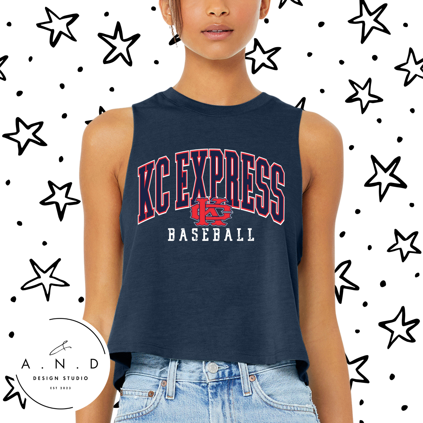 KC Express Baseball Tank Tops