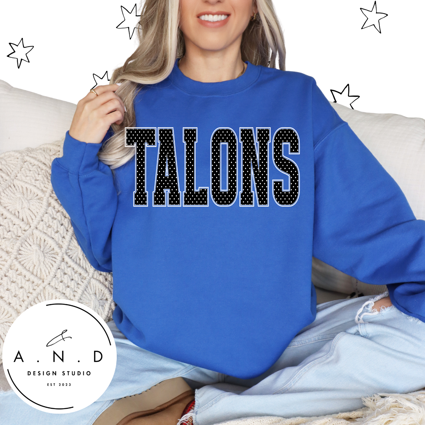 TALONS polka dot