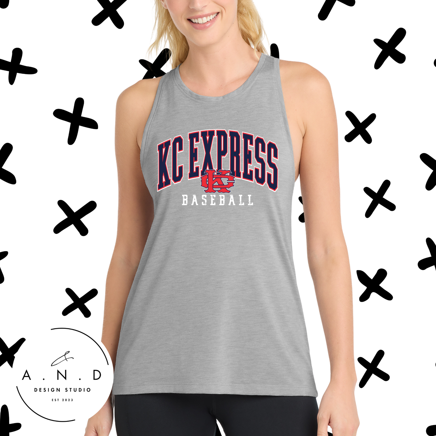 KC Express Baseball Tank Tops