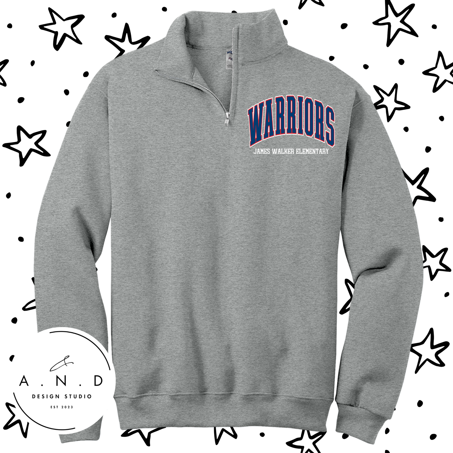 Warriors - Fleece Quarter Zip