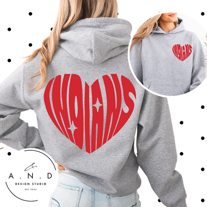 Indians Heart Sweat Set