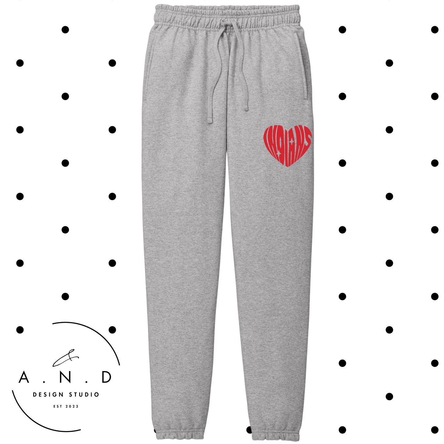 Indians Heart Sweat Set