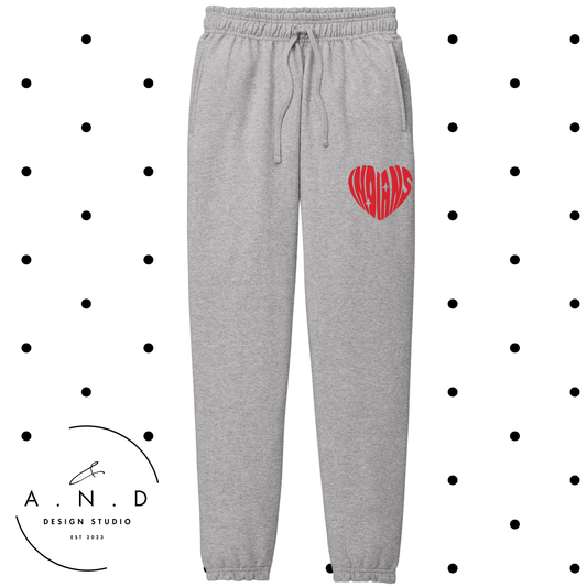 Indians Heart Sweat Set