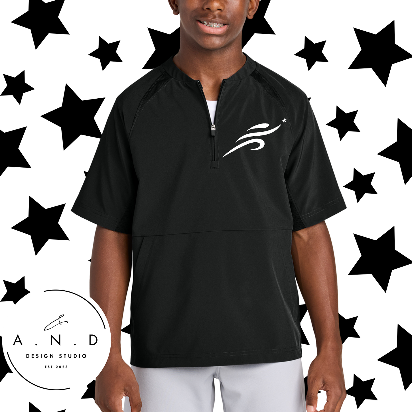 Evolve- 1/2 Zip Short Sleeve Jacket