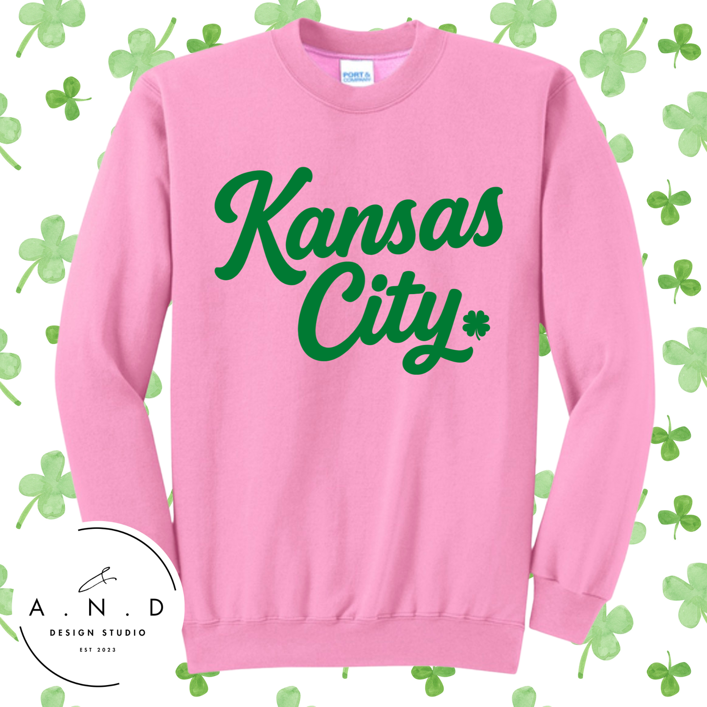Kansas City Script Shamrock