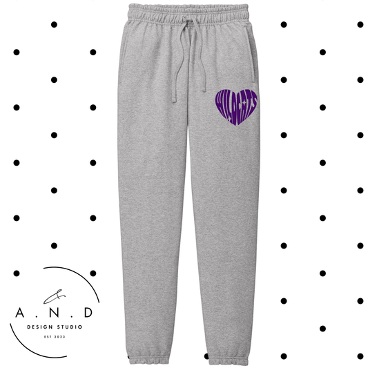 Wildcats Heart Sweat Set