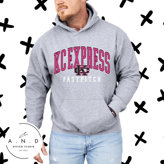 KC Express Fastpitch- pink/black