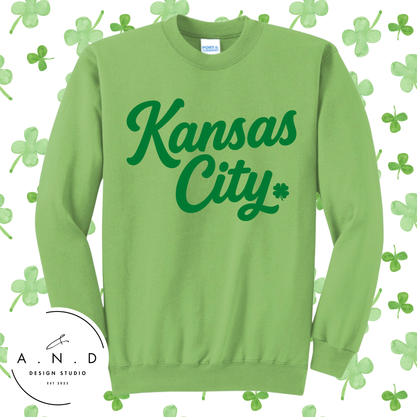 Kansas City Script Shamrock