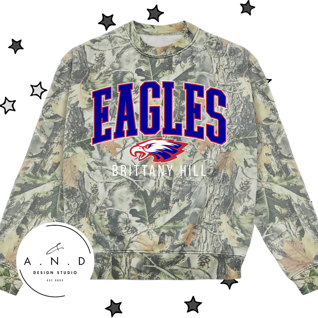Brittany Hill Eagles- Vintage Camo
