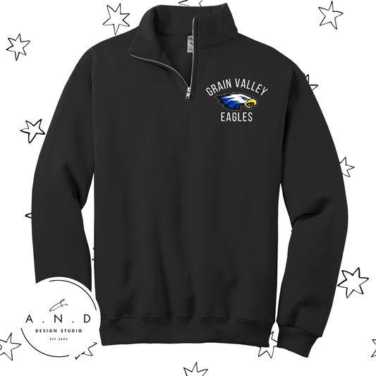 Grain Valley Eagles - Fleece Quarter Zip
