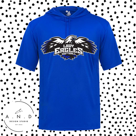 Lady Eagles Logo- Performance T-Shirts