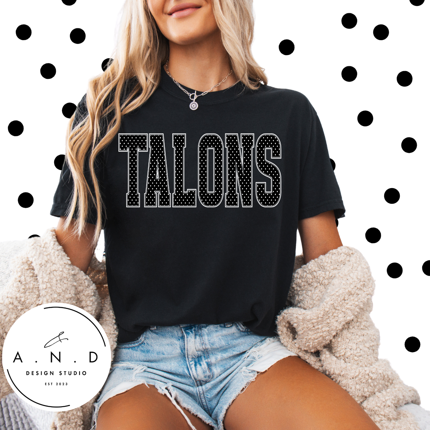 TALONS polka dot