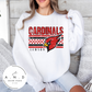 Cardinals Checkered Distressed
