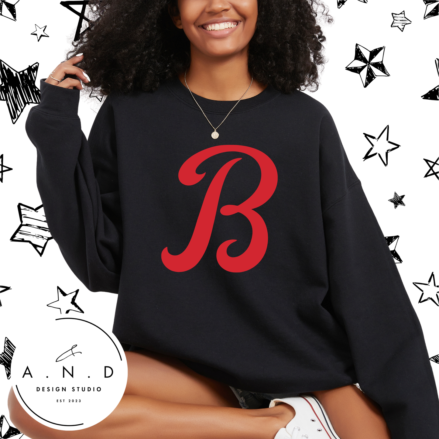B