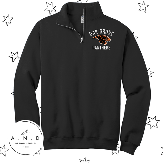 Oak Grove Panthers - Fleece Quarter Zip