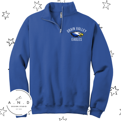 Grain Valley Eagles - Fleece Quarter Zip