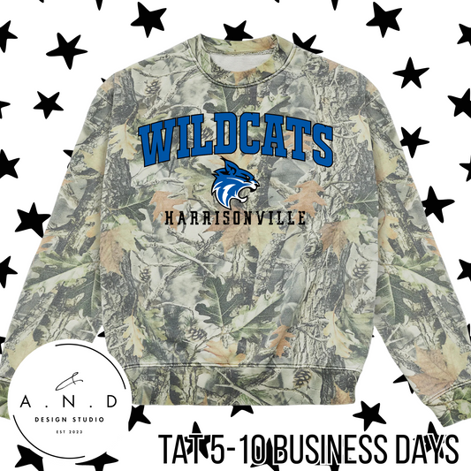 Harrisonville Wildcats Camo