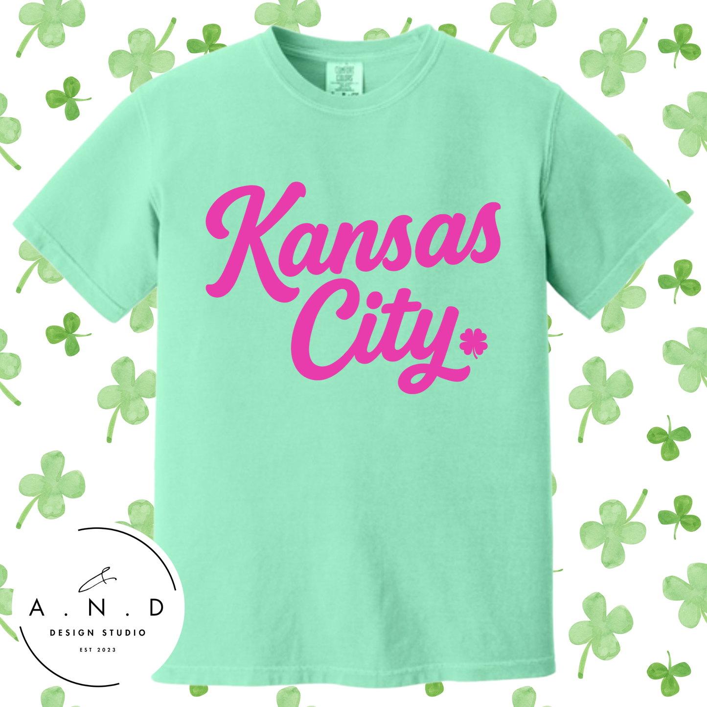 Kansas City Script Shamrock