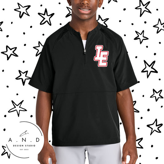 IE- 1/2 Zip Short Sleeve Jacket