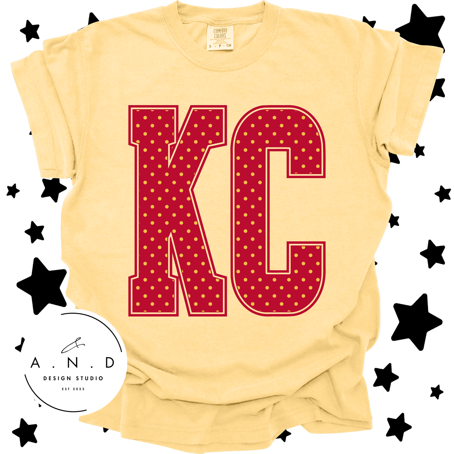 KC Polka Dots- Red/Yellow