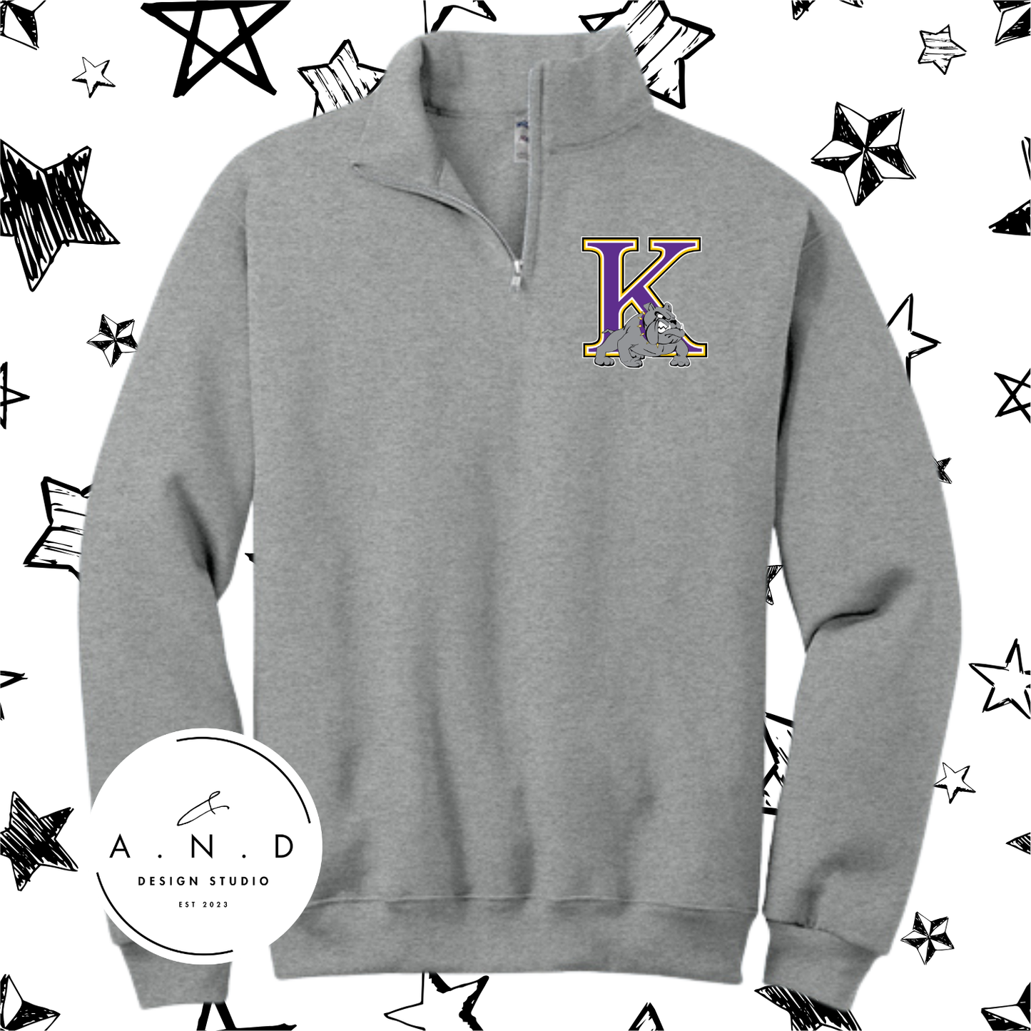 Kearney Bulldogs - Fleece Quarter Zip