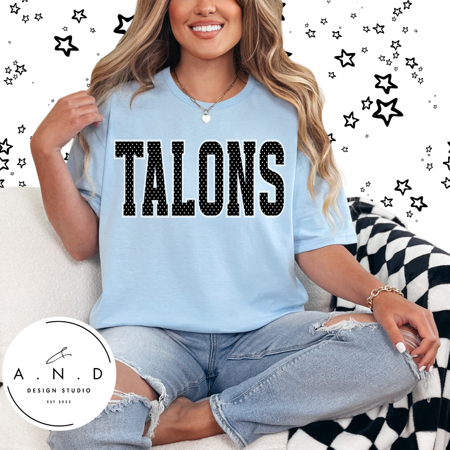 TALONS polka dot