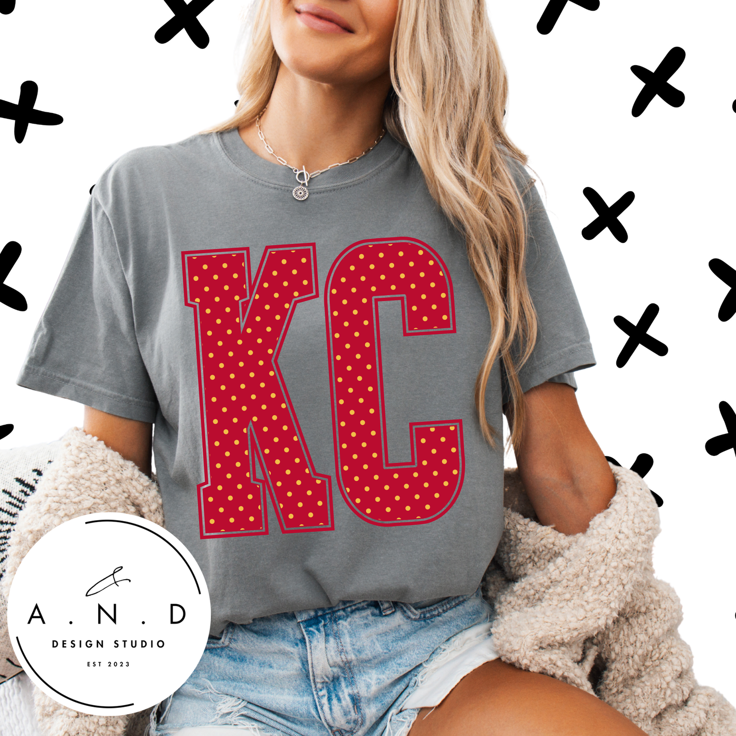 KC Polka Dots- Red/Yellow
