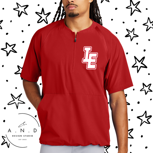 IE- 1/2 Zip Short Sleeve Jacket