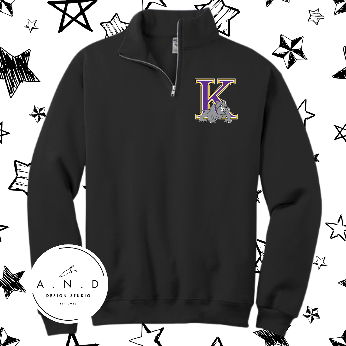 Kearney Bulldogs - Fleece Quarter Zip