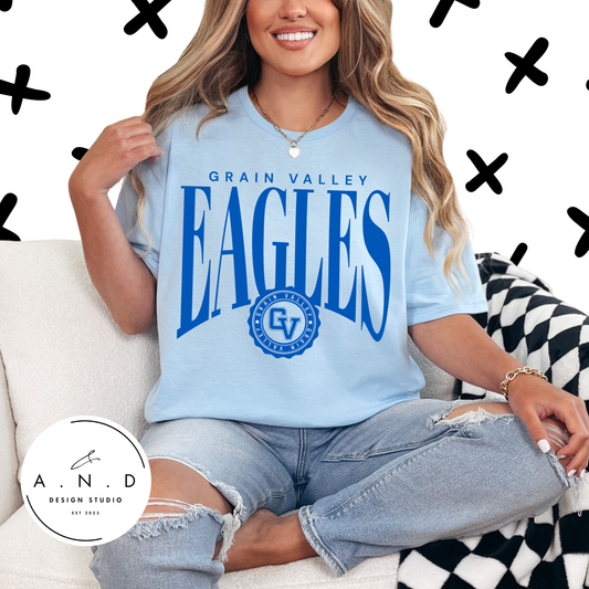 Grain Valley Eagles tall circle