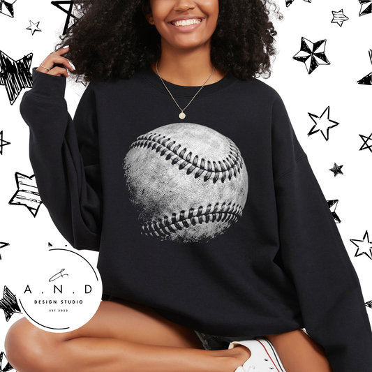 Distressed Softball/Baseball