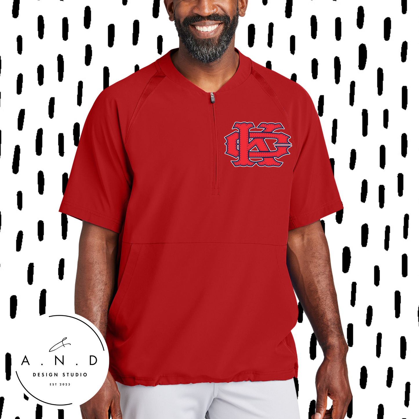 KC Express- 1/2 Zip Short Sleeve Jacket