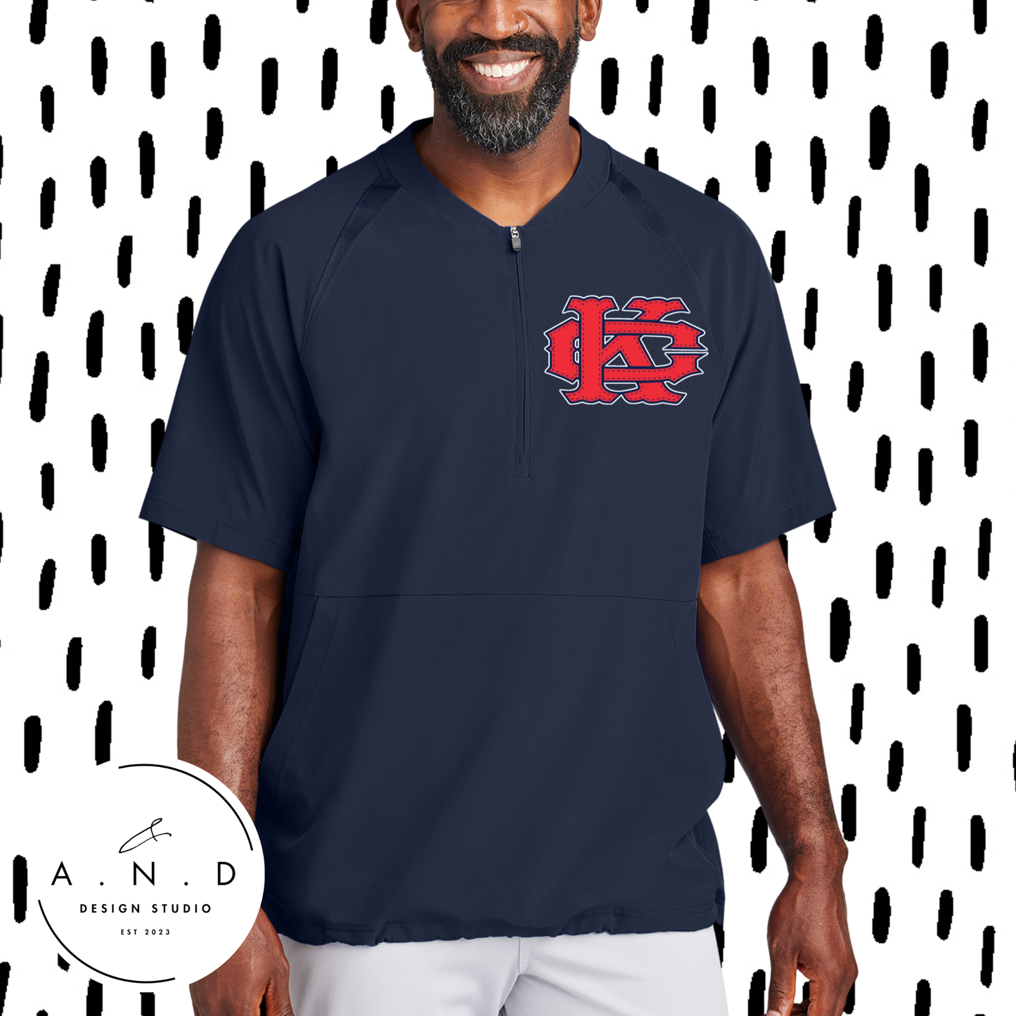 KC Express- 1/2 Zip Short Sleeve Jacket