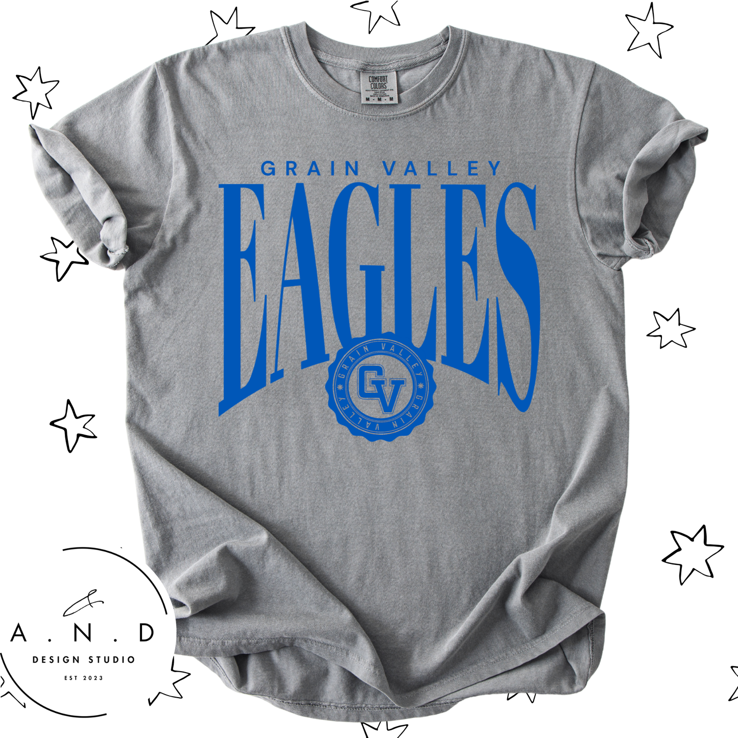Grain Valley Eagles tall circle