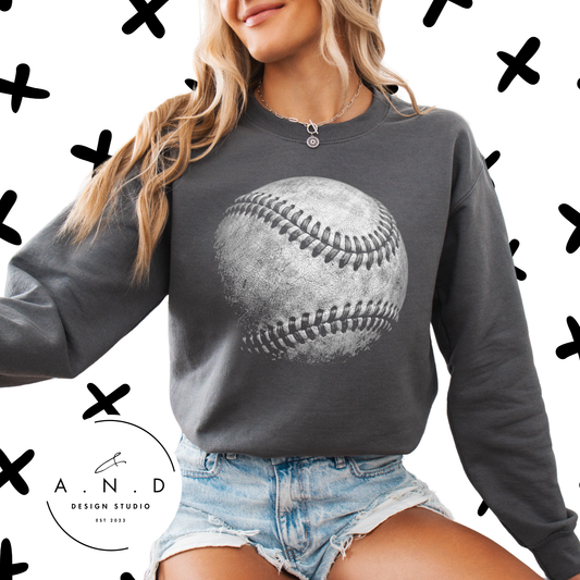 Distressed Softball/Baseball