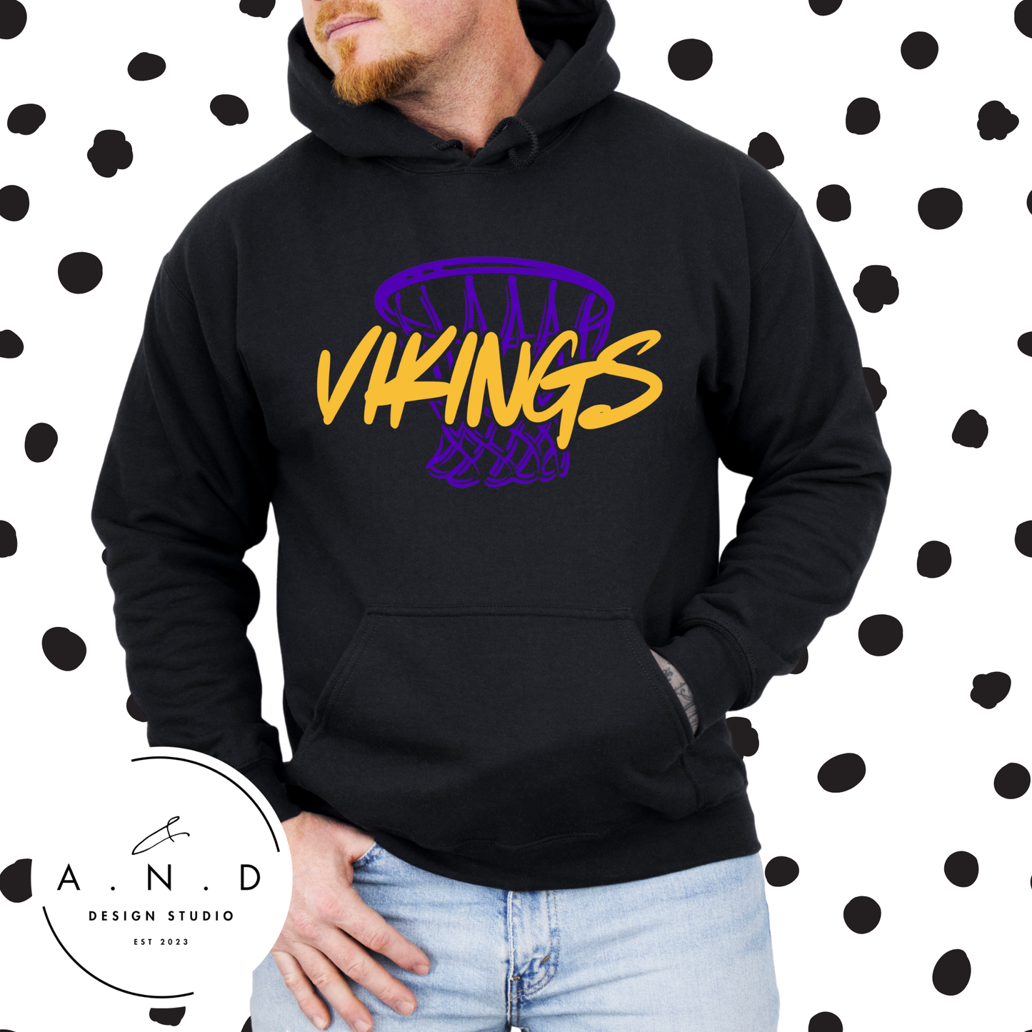 Vikings Basketball Hoop