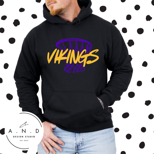 Vikings Basketball Hoop