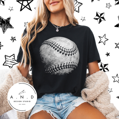 Distressed Softball/Baseball