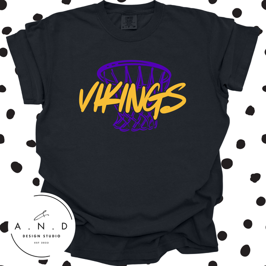 Vikings Basketball Hoop