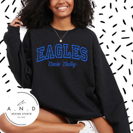 EAGLES Grain Valley Embroidery